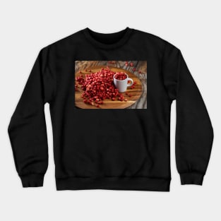 Wild strawberries in closeup Crewneck Sweatshirt